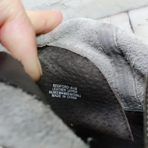 OTBT Bedford Gray Suede Side Zip Low Heel Ankle Boots Size 6.5 M - Picture 8 of 9